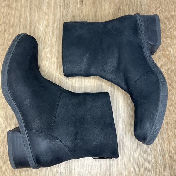 Dansko Womens 36 US 5.5-6 Boots Brianne Waterproof Leather Black Bootie 7766 - Picture 5 of 9